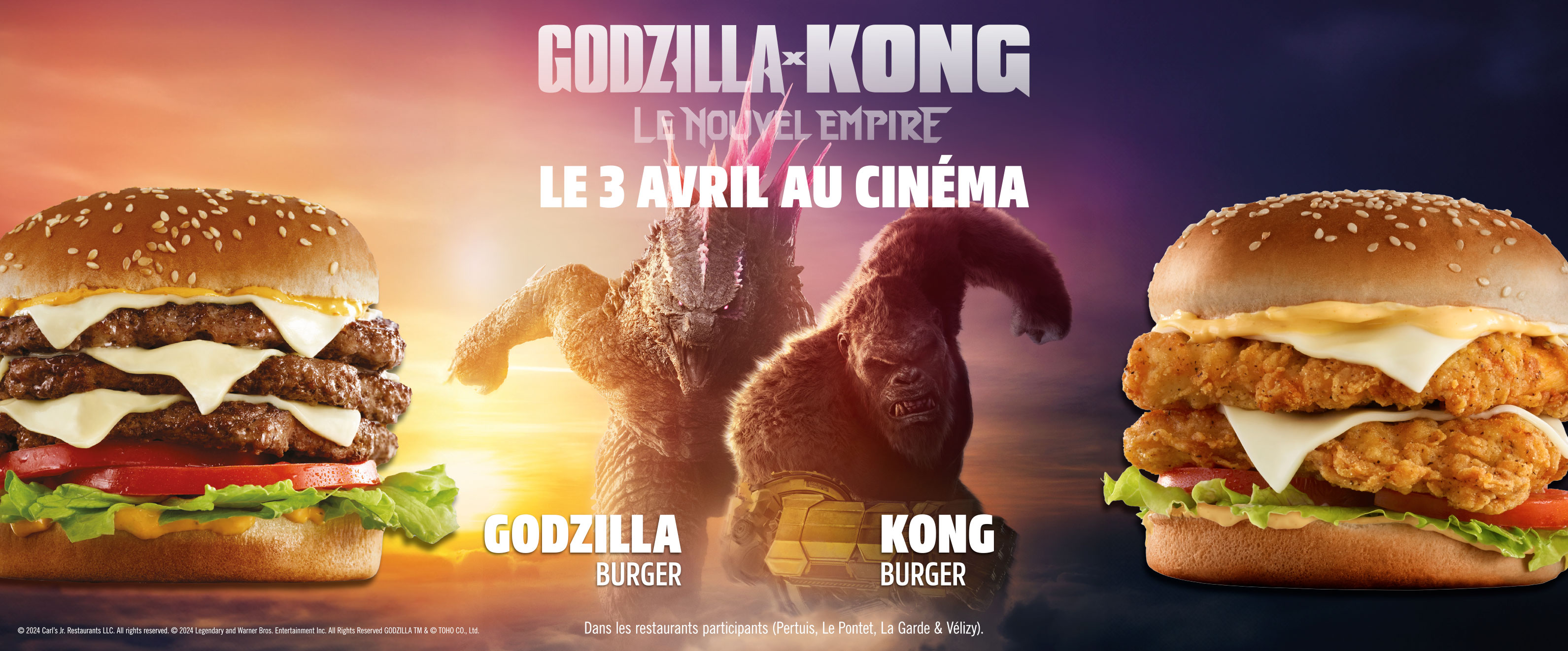 Godzilla - Kong - Le 3 avril au cinéma.