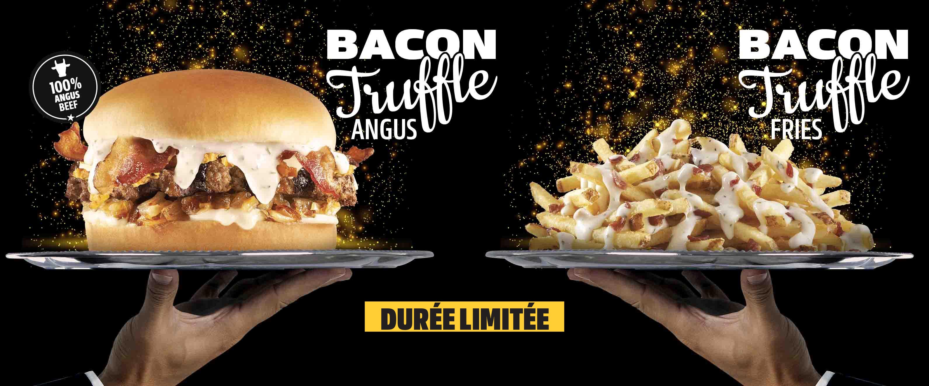 BACON TRUFFLE ANGUS ET BACON TRUFFLE FRIES